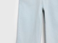 Широкие джинсы для девочек, Голубой