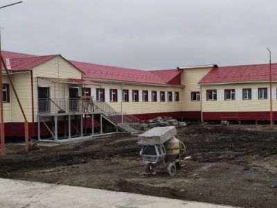 В селе Аргахтах Среднеколымского района раньше срока завершили строительство школы