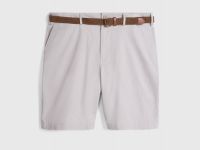 Шорты с ремнём, Белый