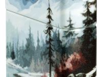 Зажигалка ZIPPO Frozen Valley с покрытием 540 Matte, латунь/сталь, разноцветная, матовая, 38x13x57 мм