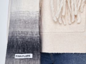 Шарф в полоску