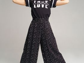 Брюки текстильные для девочки