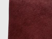 Сумка из натуральной кожи с ворсом, Фиолетовый