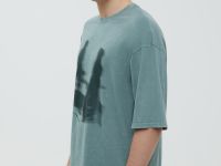 Футболка из хлопка с принтом