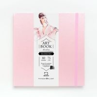 Скетчбук для маркеров Малевичъ "Fashion" 20х20 см 60 л 75 г, розовый