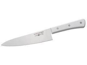 Набор из 4-х кухонных ножей Hatamoto Sakana WJPS-003, сталь AUS-8, рукоять ABS-пластик, белый