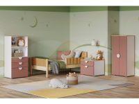 Стеллаж детский Милна 1-60x127 Розовый