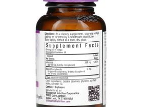 Bluebonnet Nutrition, Витамин E, 268 мг (400 МЕ), 50 мягких таблеток
