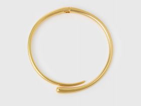 Женское колье, Золотой