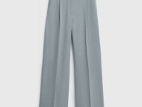 Прямые брюки со стрелками, Серый