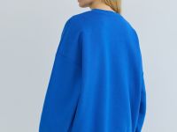 Свитшот с принтом, Синий