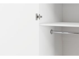 Распашной шкаф Висмар 3-153x240 Белый