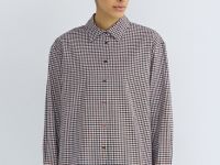 Рубашка в клетку виши, Бежевый