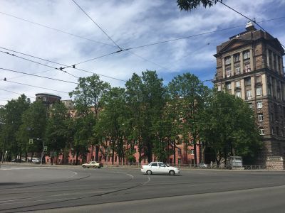 Дом, где в октябре 1917 г. жил Ленин В.И.