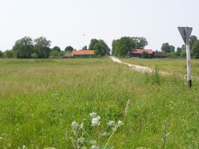 Памятное место, где активно действовали подпольщики в период оккупации района немецко-фашистскими захватчиками