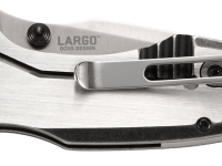 Полуавтоматический складной нож Largo, CRKT 5360, лезвие сталь 5Cr15MoV, рукоять сталь 2Cr13