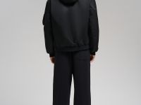 Утепленный бомбер с капюшоном и водоотталкивающей