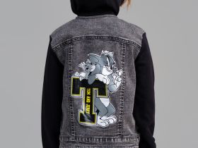 Куртка текстильная джинсовая для мальчиков