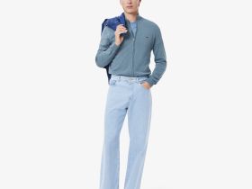 Мужской свитер Lacoste на молнии из органического хлопка