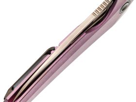 Складной нож TUOTOWN Magpie, сталь M390, рукоять Crystal Titanium Purple