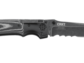 Складной нож CRKT Ruger® All-Cylinders™ with VEFF Serrations™, сталь 8Cr13MoV, рукоять стеклотекстолит G10