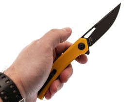 Складной нож Mr.Blade Finch BW, сталь AUS-8, рукоять G10, желтый