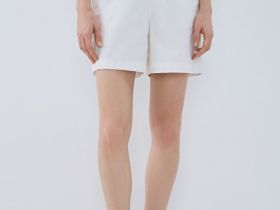 Шорты из хлопка, Белый