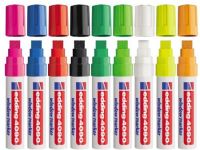 Маркер для стекла смываемый Edding "4090" 4-15 мм с квадратным наконечником, желтый