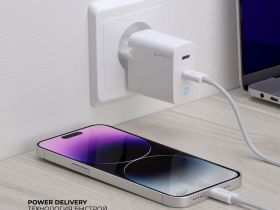 Сетевое зарядное устройство Deppa (11449) Wall charger 45W/PD3.0/2xUSB-C (белый)