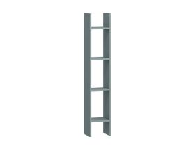 Полка Брилл 134x24 Серо-зеленый