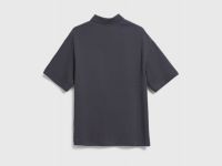 Поло с воротником на молнии для мальчиков, Серый