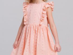 Платье текстильное для девочек