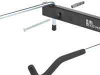 Горизонтальный кронштейн для настенного крепления велосипеда Bike Hand YC-29S складной (черный)