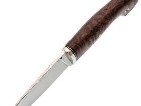 Нож Охотник, сталь D2, рукоять карельская береза