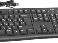 Клавиатура и мышь Logitech MK120 Чёрные