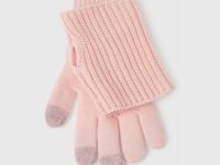 Перчатки и митенки для девочек, Розовый