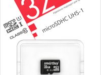 Карта памяти SmartBuy microSDHC UHS-I 32 ГБ без адаптера