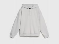 Толстовка на молнии с капюшоном, Белый