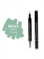 Маркер двухсторонний на спиртовой основе Sketchmarker Brush Цвет Сланцево-зеленый