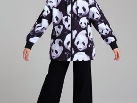 Куртка текстильная с полиуретановым покрытием для девочек (ветровка)