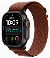 Смарт-часы Apple Watch Ultra 4 49mm Black Titanium Case with Burgundy Alpine Loop (S)