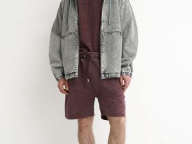 Трикотажные шорты, Фиолетовый