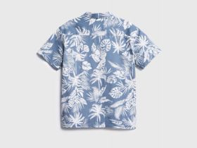 Рубашка из микротвила для мальчиков, Голубой