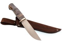 Рыбацкий нож Панцуй, сталь M398, рукоять кап березы