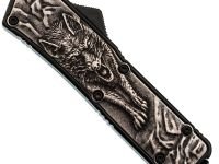 Фронтальный нож Аспид MA261, сталь 5Cr15MoV, рукоять алюминий/цинк