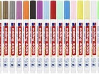 Маркер меловой Edding "4085" 1-2 мм с круглым наконечником, розовый неоновый