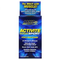 MHP, Activite Sport, мультивитамины, замедленное высвобождение, 120 таблеток