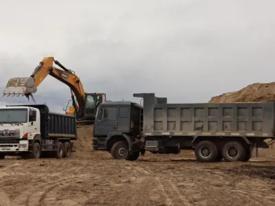 Более двух километров дороги строят к «Точке будущего» и жилому кварталу Жатая