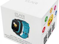 Умные часы Elari Kidphone 2 Чёрные / Голубые