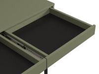 Письменный стол Эльси 100x55 Оливковый/Черный